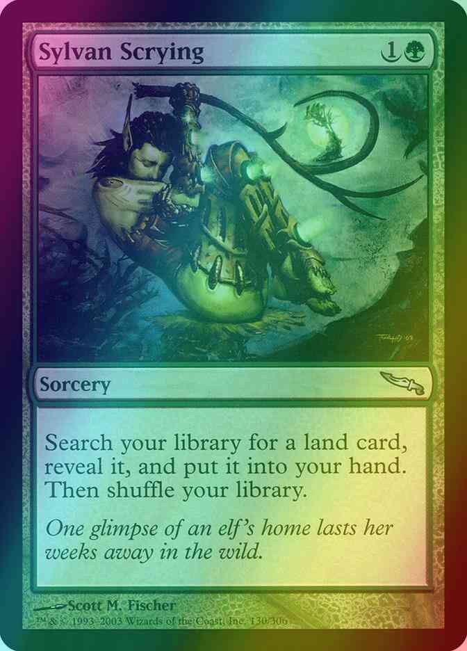 Sylvan Scrying [130] [Mirrodin] [Foil]