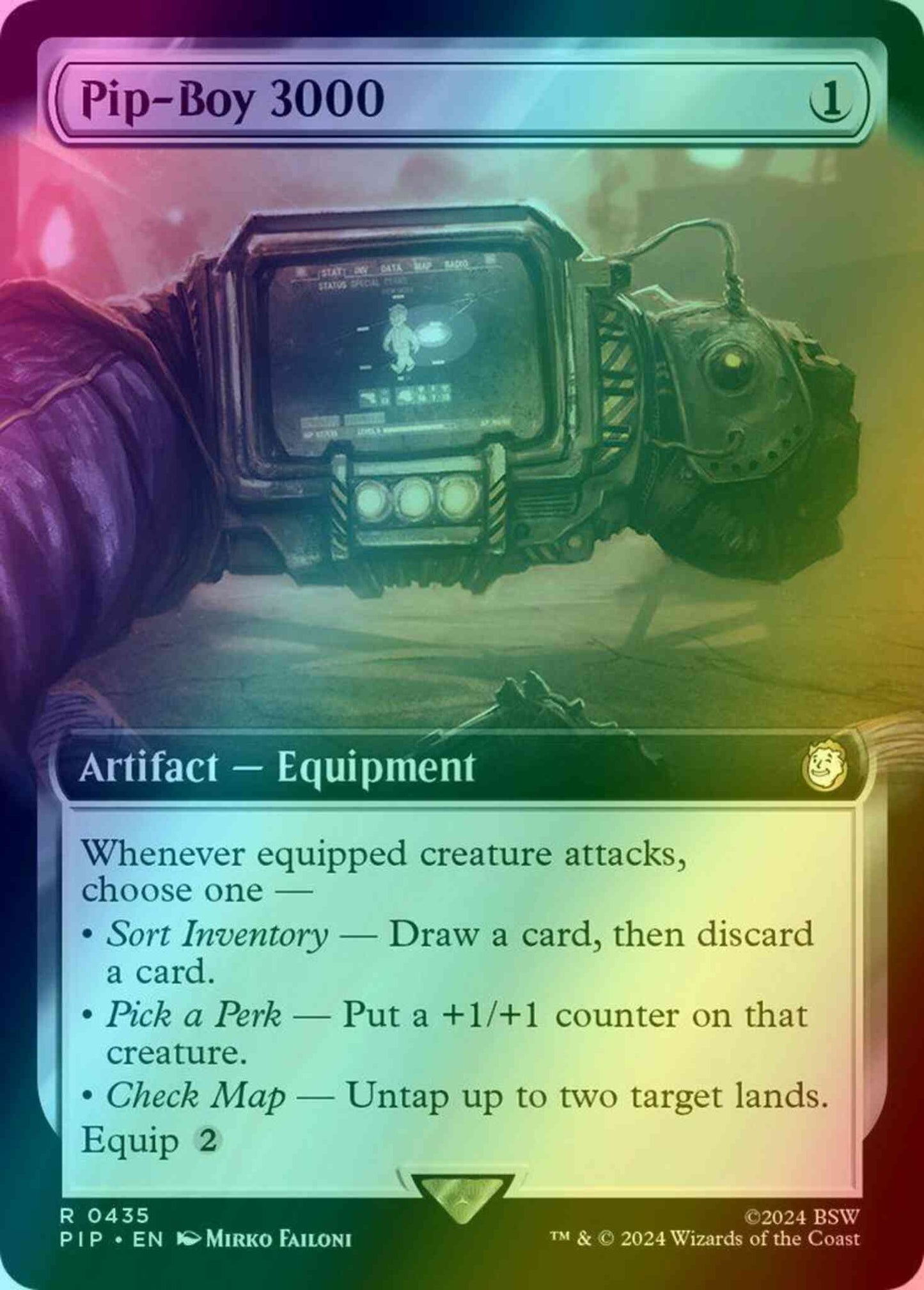 Pip-Boy 3000 [435] [Extended Art] [Fallout] [Foil]