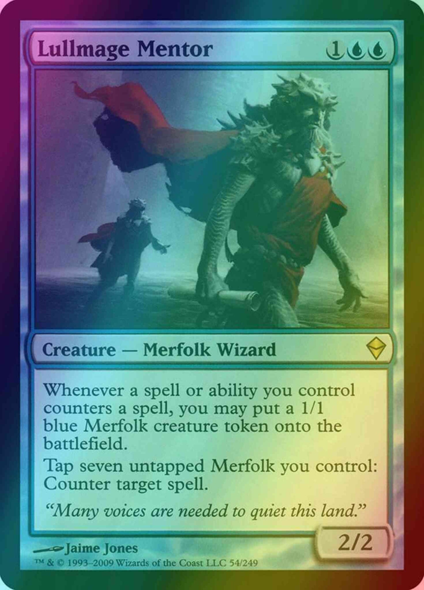 Lullmage Mentor [54] [Zendikar] [Foil]