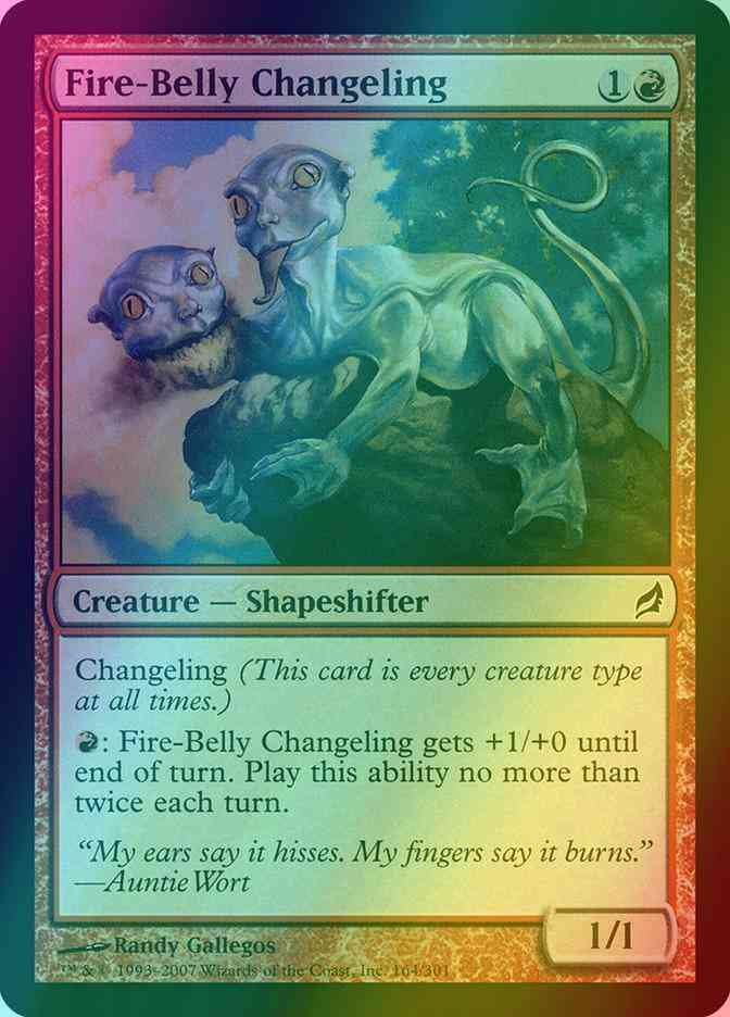 Fire-Belly Changeling [164] [Lorwyn] [Foil]