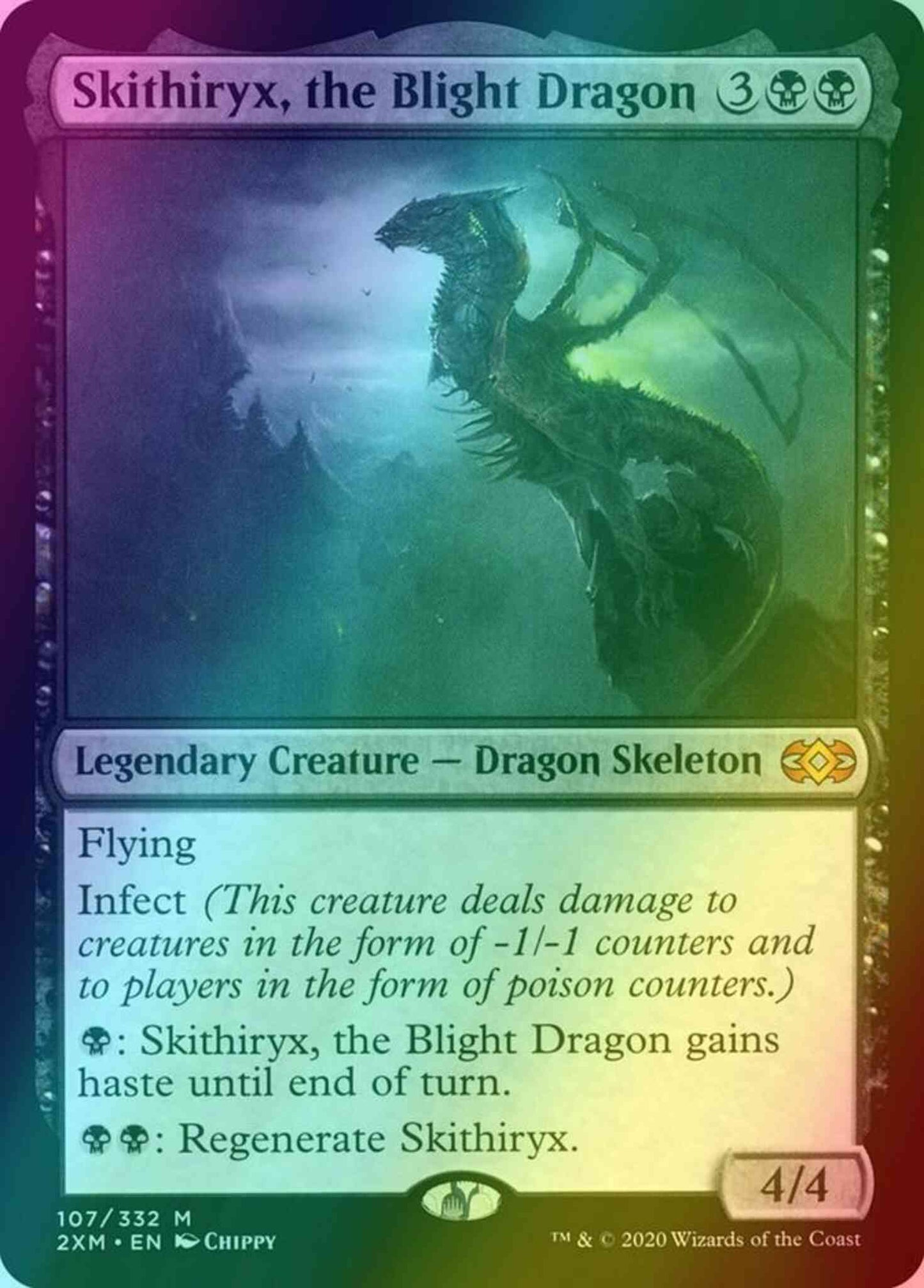 Skithiryx, the Blight Dragon [107] [Double Masters] [Foil]