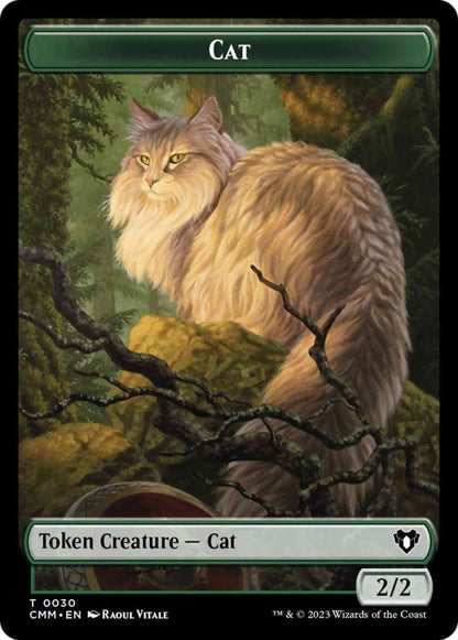 Cat Token (30) // Elemental Token (26) [Commander Masters: Tokens] [Non-Foil]