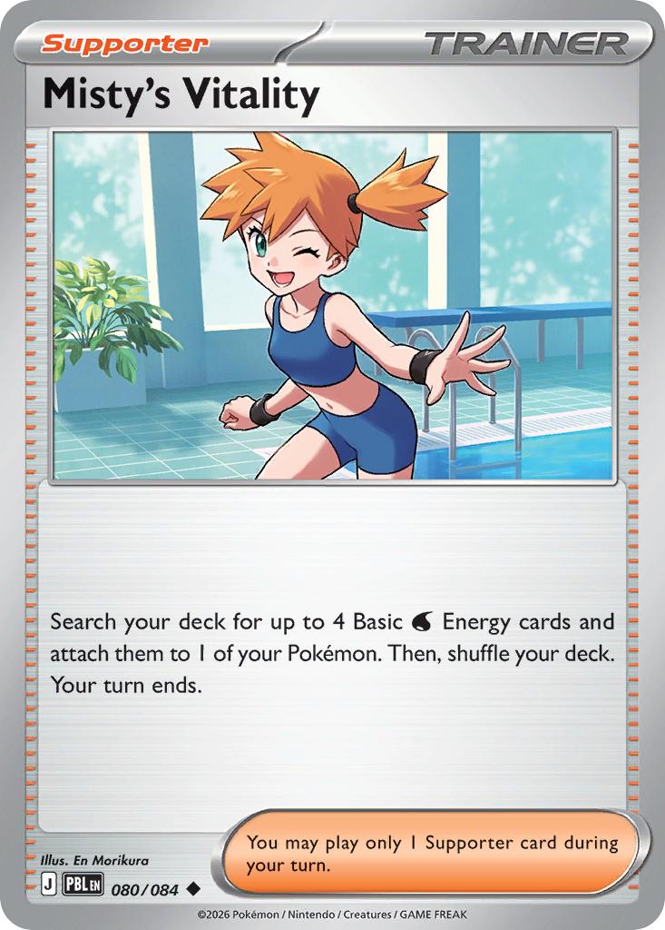 Misty's Vitality - 080/084 - Uncommon [me05-080] [Non-Holo]
