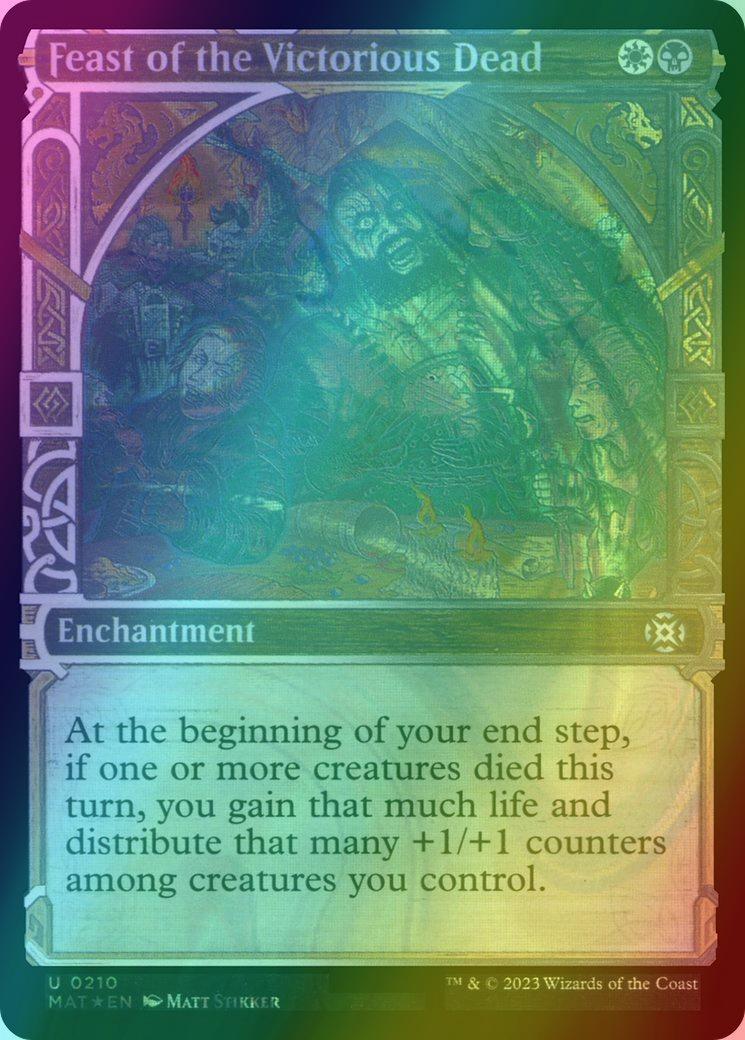 Feast of the Victorious Dead [210] [Planar Showcase] [March of the Machine: The Aftermath] [Halo Foil]