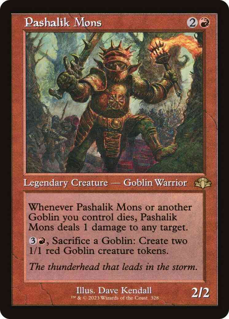 Pashalik Mons [328] [Retro Frame] [Dominaria Remastered] [Non-Foil]
