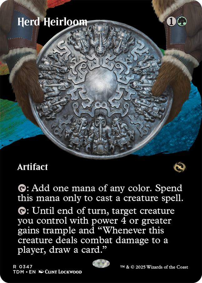 Herd Heirloom [347] [Borderless] [Clan] [Tarkir: Dragonstorm] [Non-Foil]