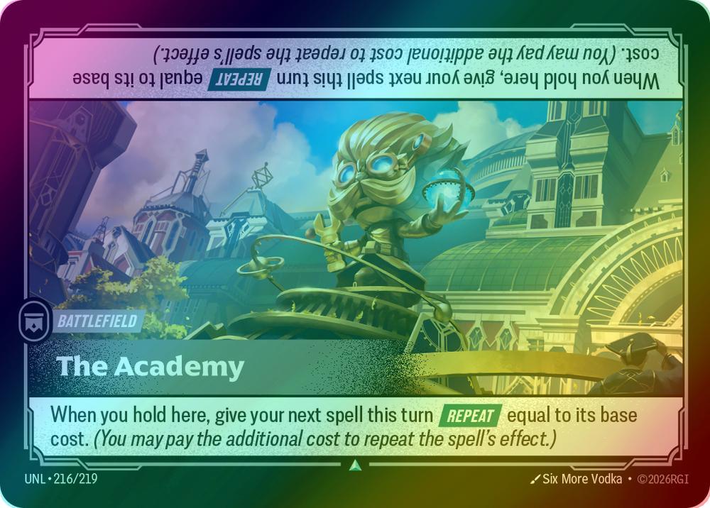 The Academy - 216/219 [Unleashed] [Foil]
