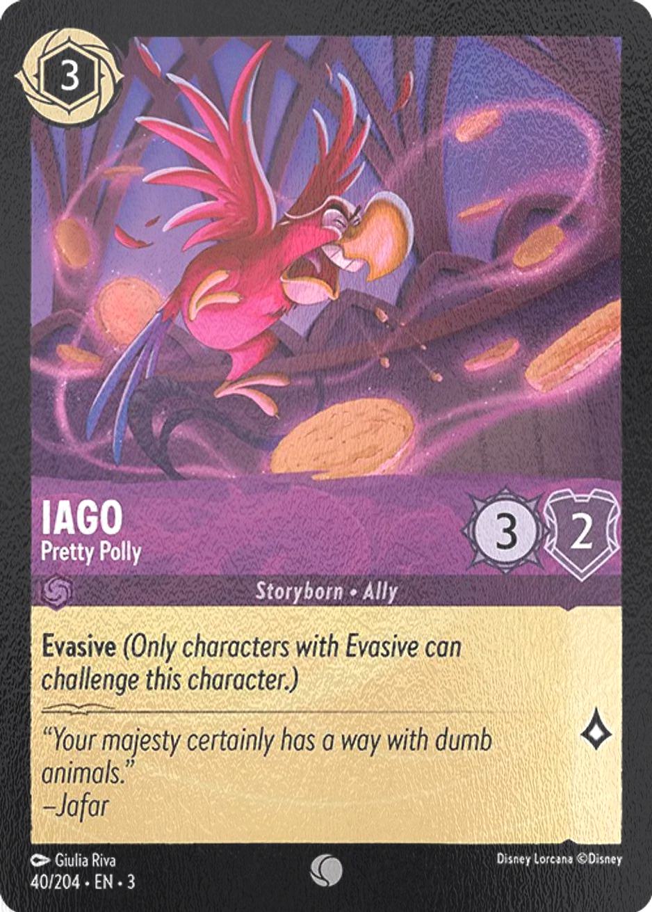 Iago - Pretty Polly - 40/204 [Into the Inklands] [Cold Foil]