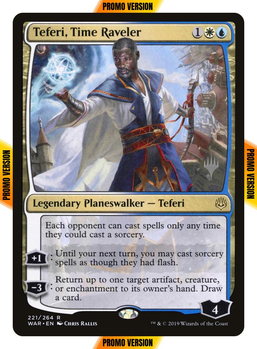 Teferi, Time Raveler [221p] [Promo Pack] [War of the Spark Promos] [Non-Foil]
