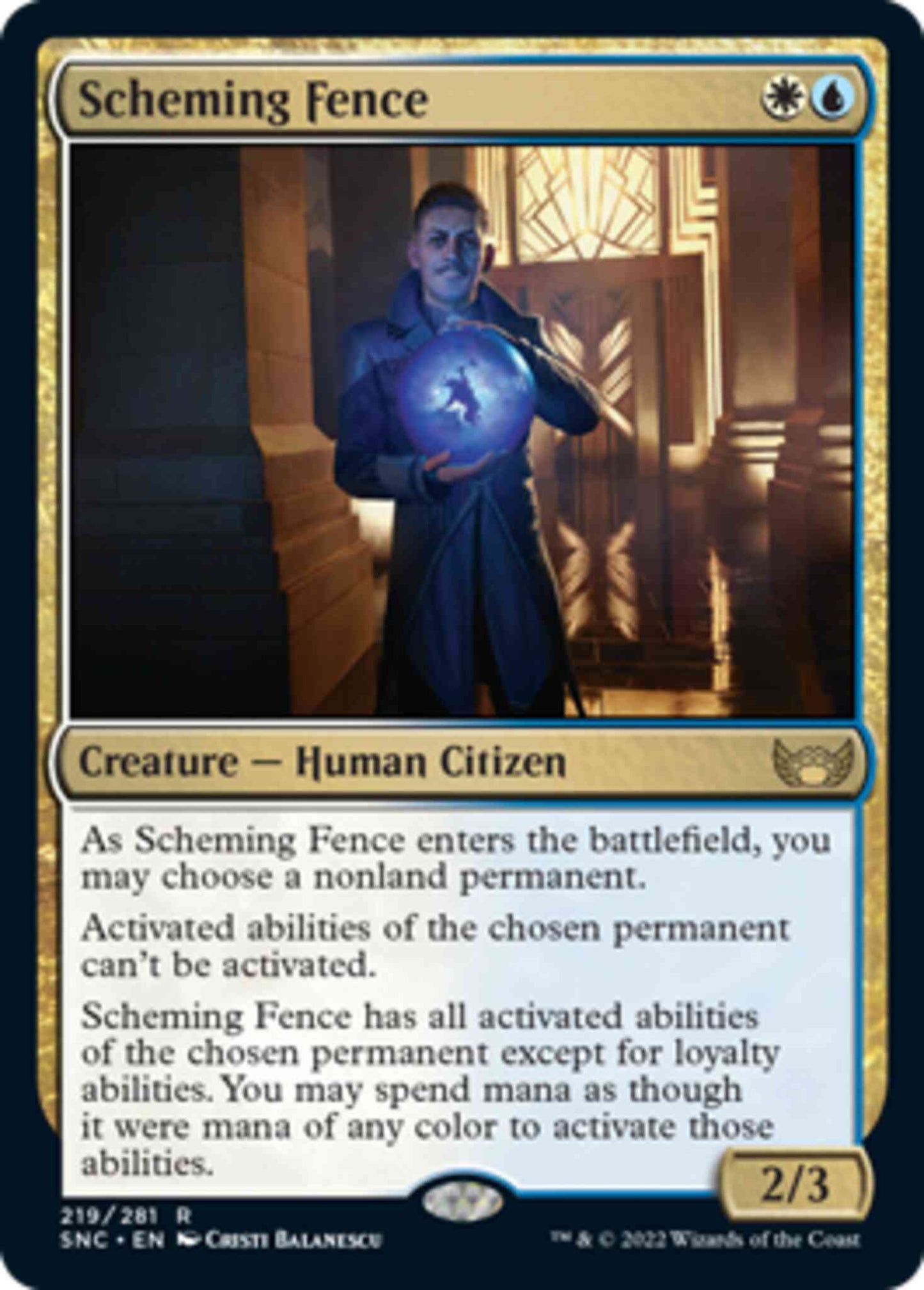 Scheming Fence [219] [Streets of New Capenna] [Non-Foil]