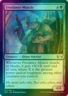 Freelance Muscle [147] [Streets of New Capenna] [Foil]