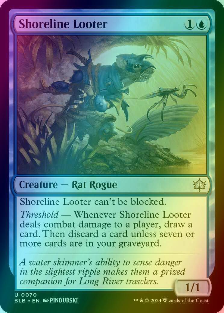 Shoreline Looter [70] [Bloomburrow] [Foil]