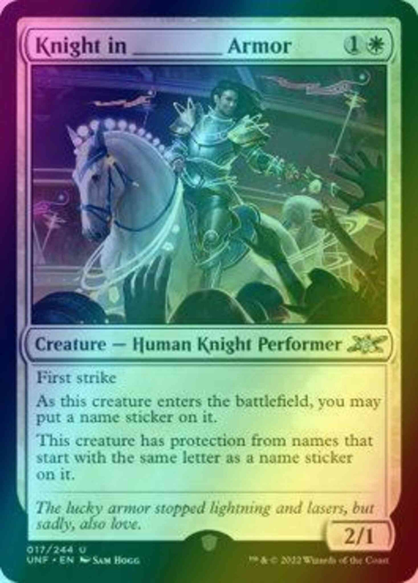 Knight in ________ Armor [17] [Unfinity] [Foil]