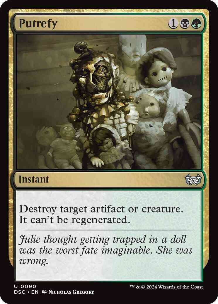 Putrefy [90] [Duskmourn: House of Horror: Commander] [Non-Foil]