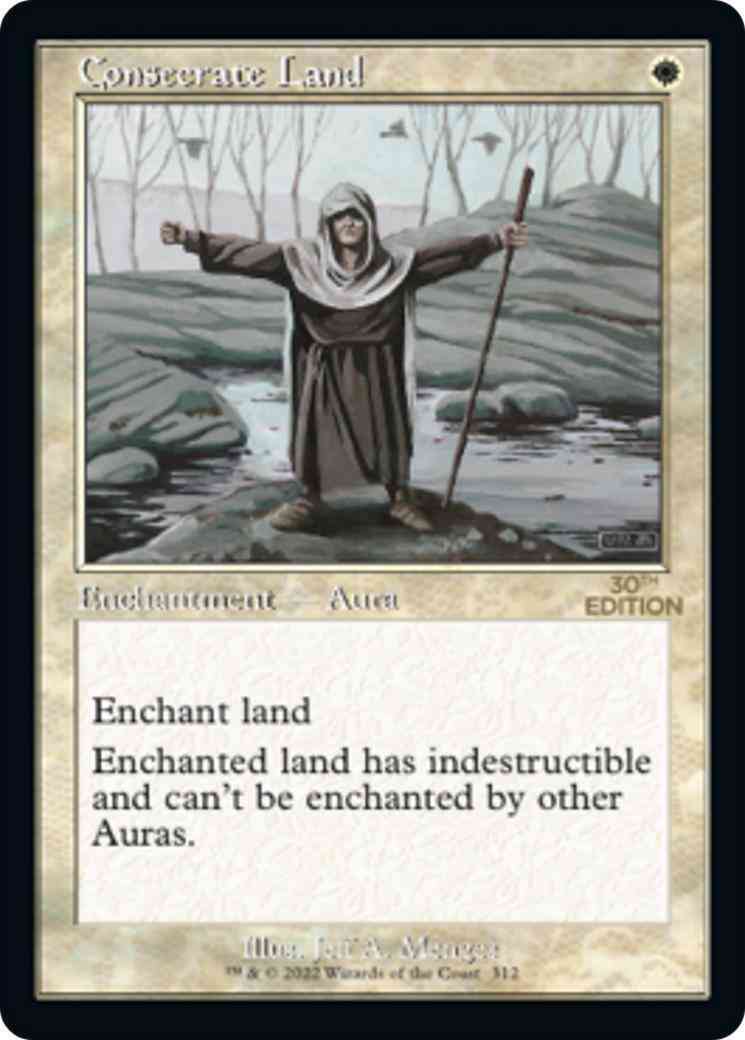 Consecrate Land [312] [Retro Frame] [30th Anniversary Edition] [Non-Foil]