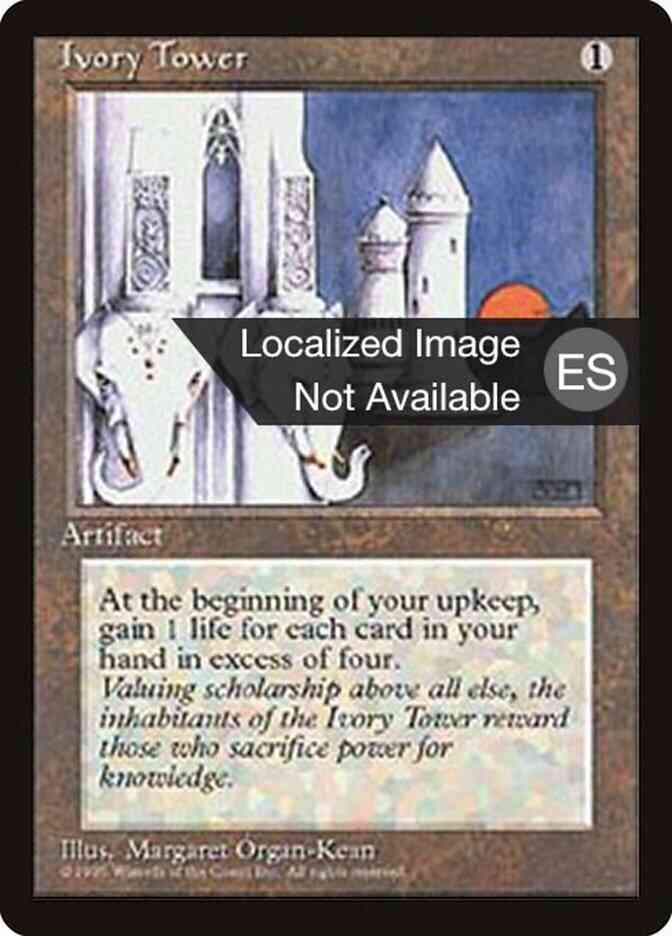 Ivory Tower - Portuguese [328] [Fourth Edition Black Border: Portuguese] [Non-Foil]