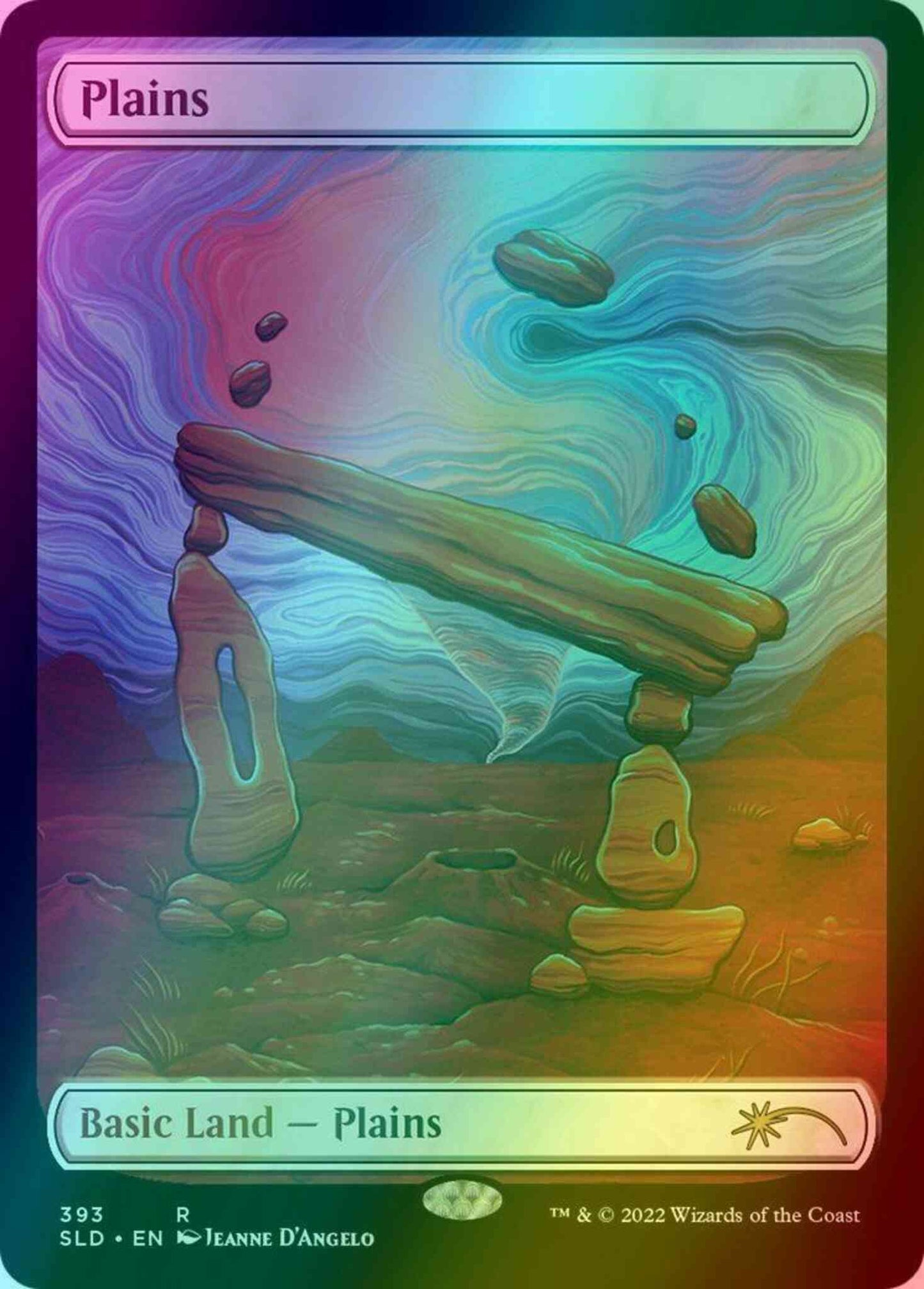 Plains [0393] [Full Art] [Astrology: Libra] [Secret Lair Drop] [Foil]