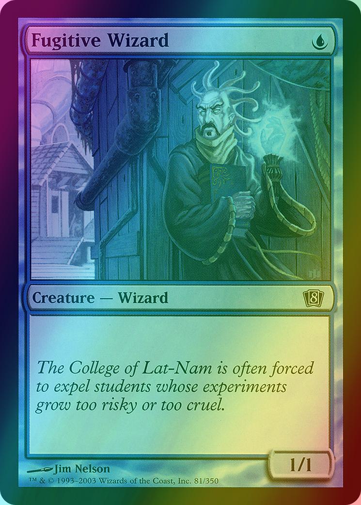 Fugitive Wizard [81x] [Eighth Edition] [Foil]