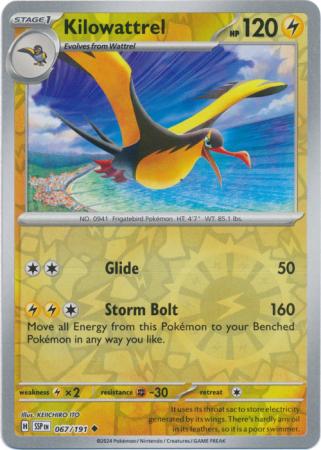 Kilowattrel - 067/191 - Uncommon [sv08-067] [Reverse Holo]