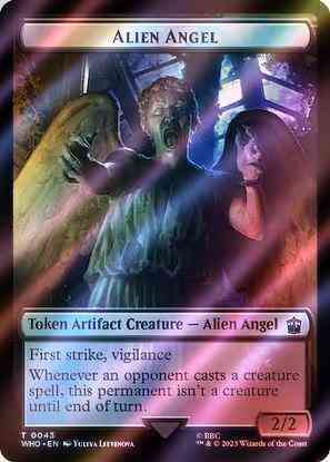 Alien Angel Token (43) // Alien Insect Token (51) [Universes Beyond: Doctor Who: Tokens] [Surge Foil]