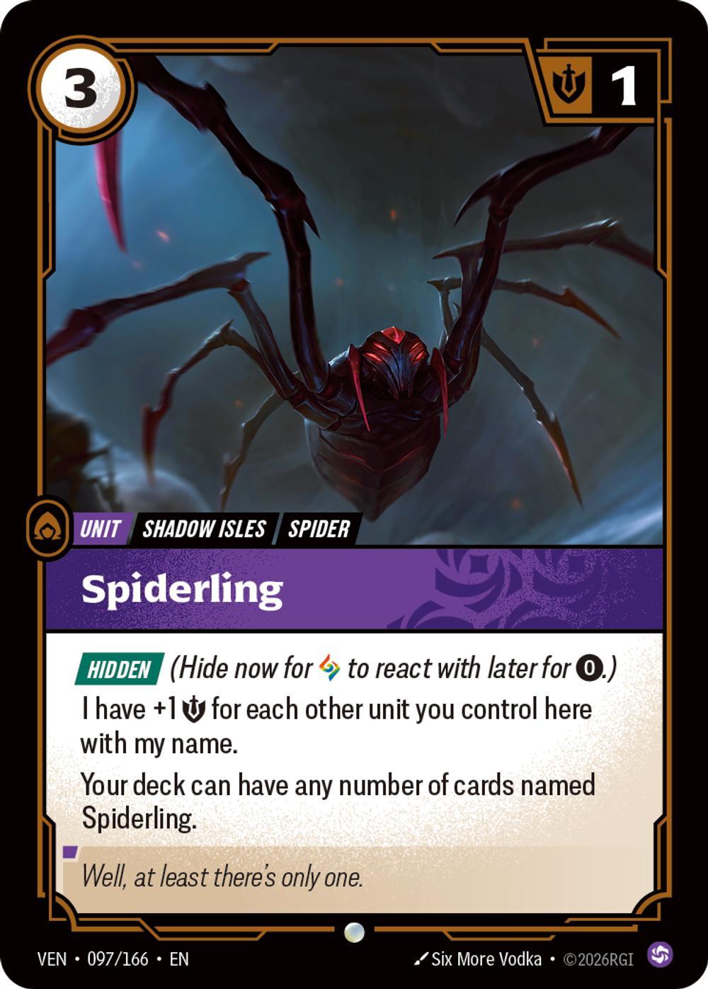 Spiderling - 097/166 [Vendetta] [Non-Foil]