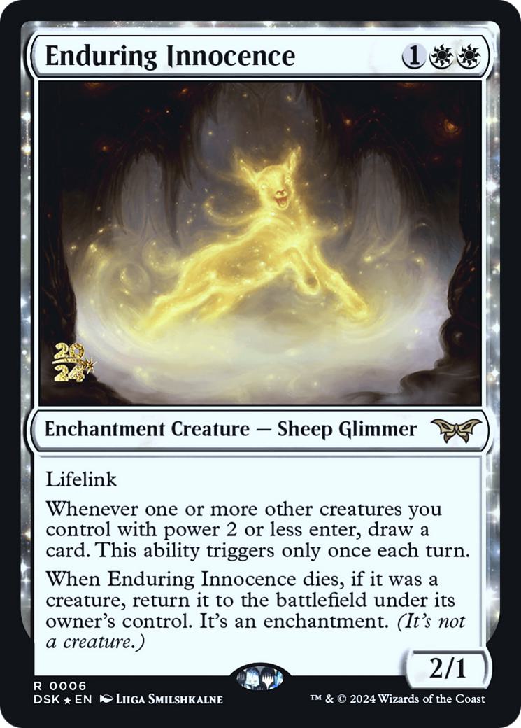 Enduring Innocence [6s] [Prerelease] [Duskmourn: House of Horror: Promos] [Foil]