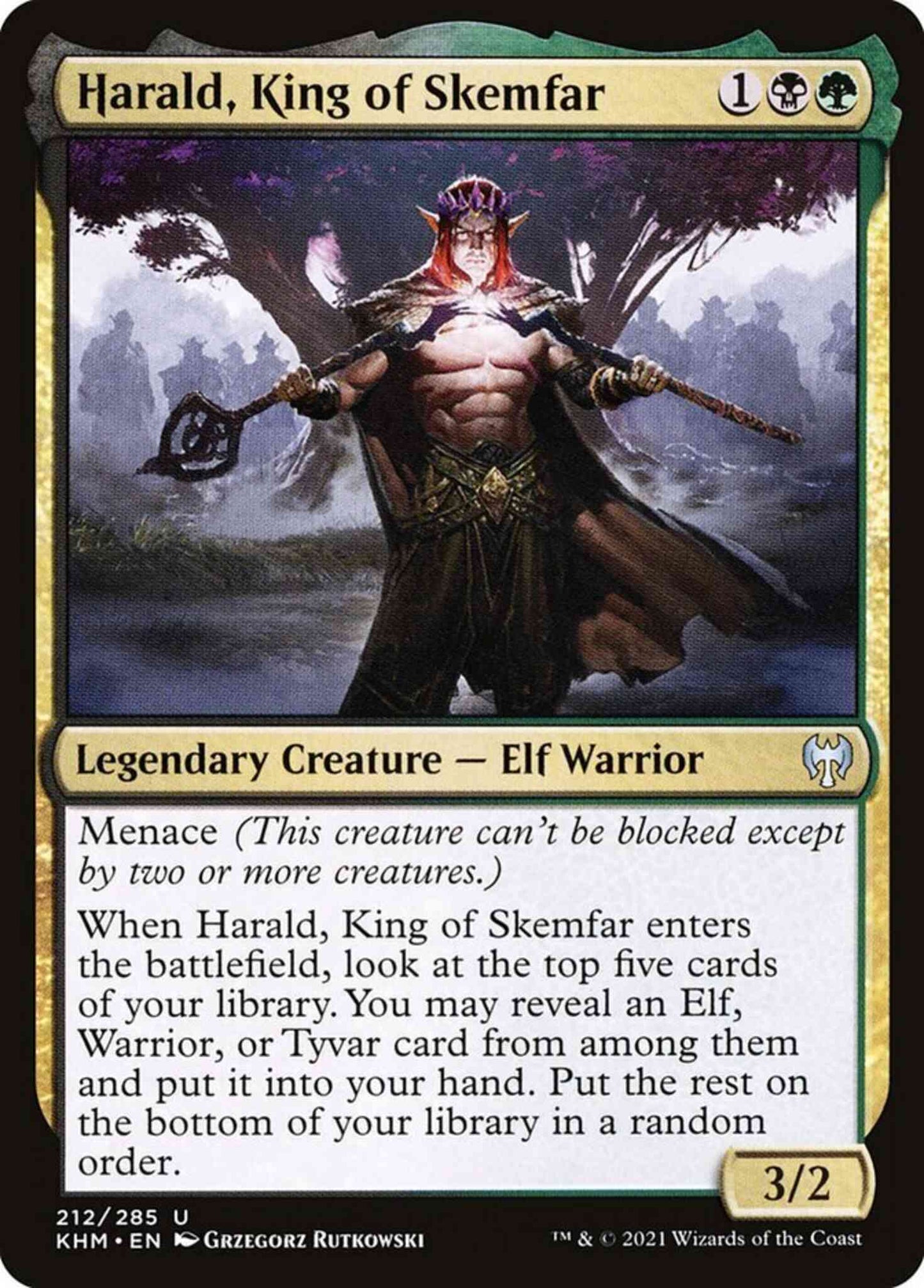 Harald, King of Skemfar [212] [Kaldheim] [Non-Foil]