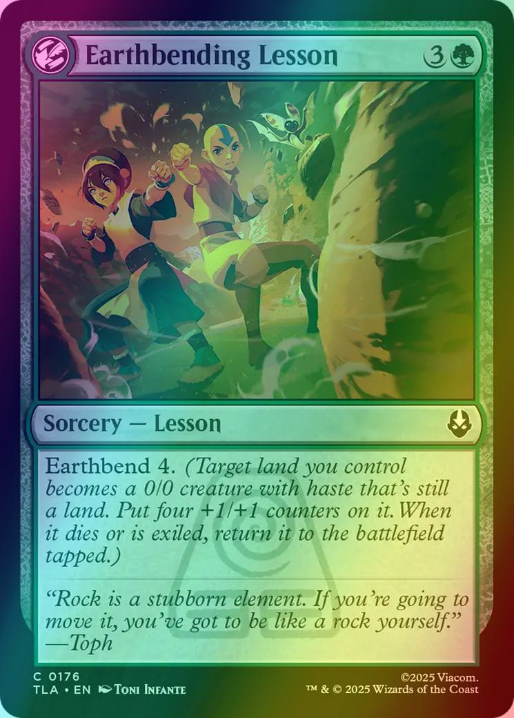 Earthbending Lesson [176] [Avatar: The Last Airbender] [Foil]