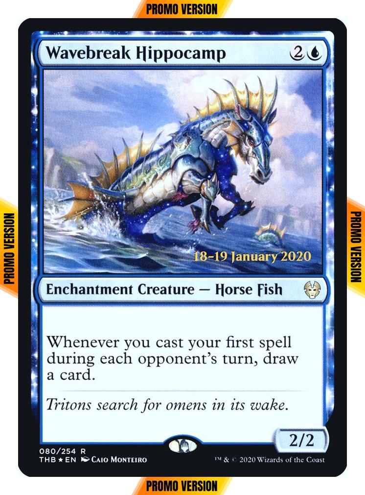 Wavebreak Hippocamp [80s] [Theros Beyond Death Promos] [Foil]