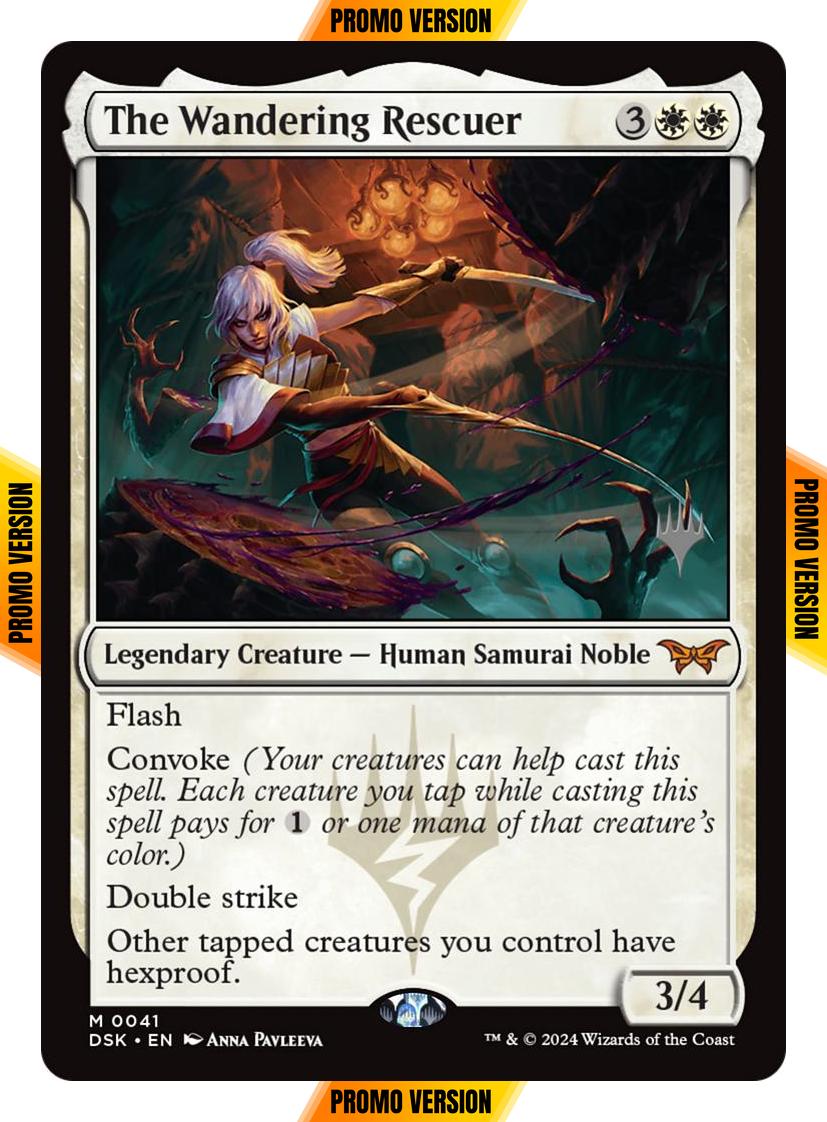 The Wandering Rescuer [41p] [Promo Pack] [Duskmourn: House of Horror: Promos] [Non-Foil]