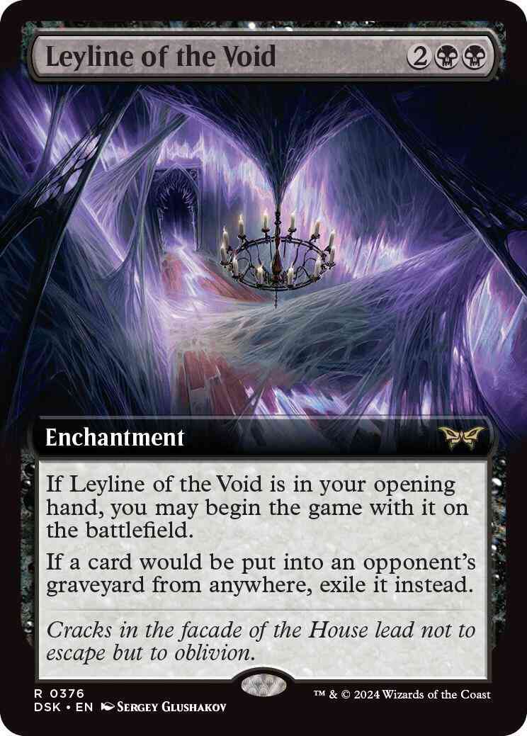 Leyline of the Void [376] [Extended Art] [Duskmourn: House of Horror] [Non-Foil]