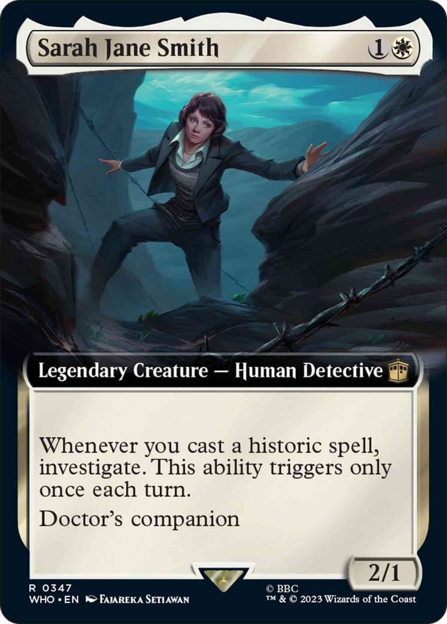 Sarah Jane Smith [347] [Extended Art] [Universes Beyond: Doctor Who] [Non-Foil]