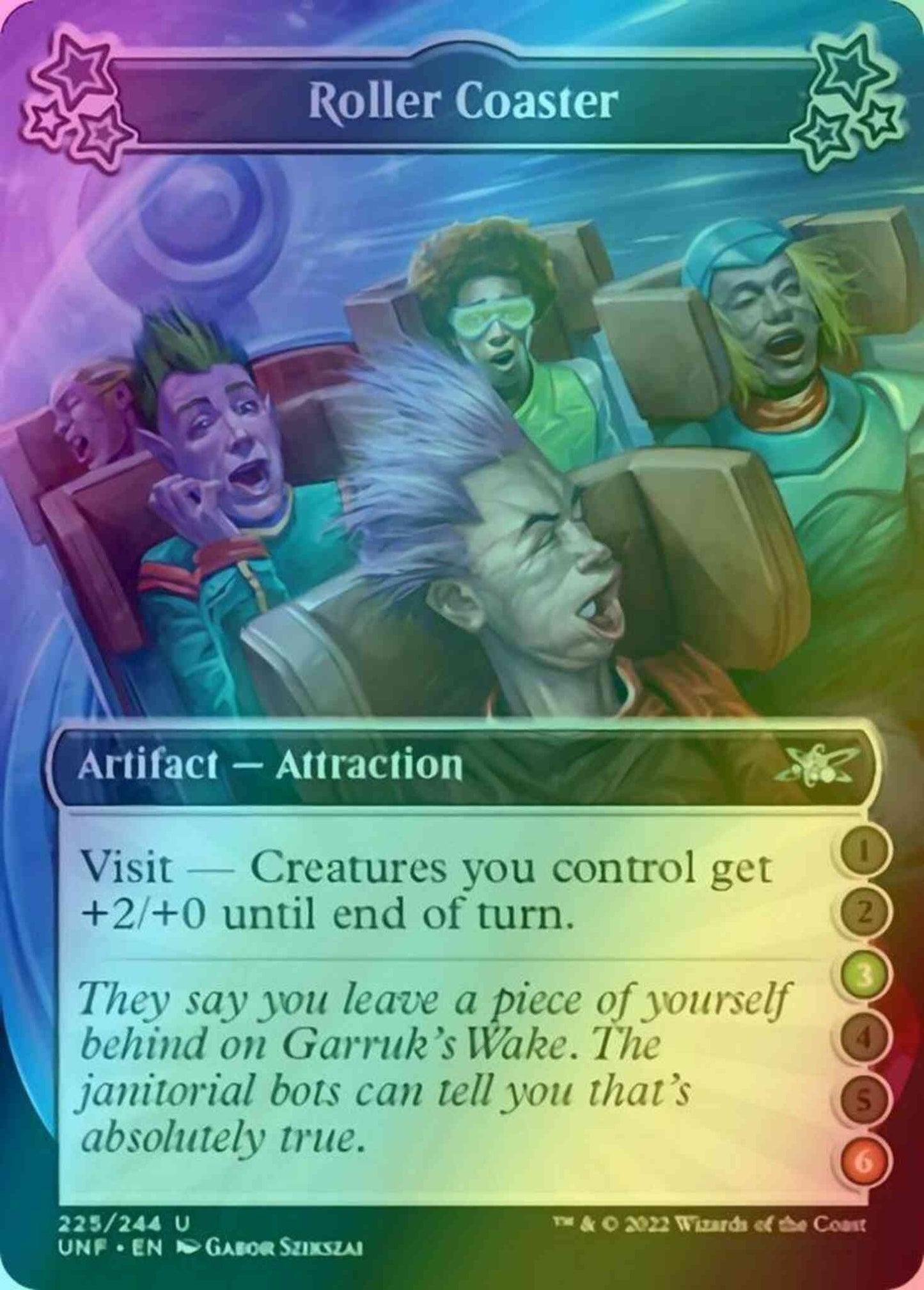 Roller Coaster (3/6) [225b] [Borderless] [Unfinity] [Foil]