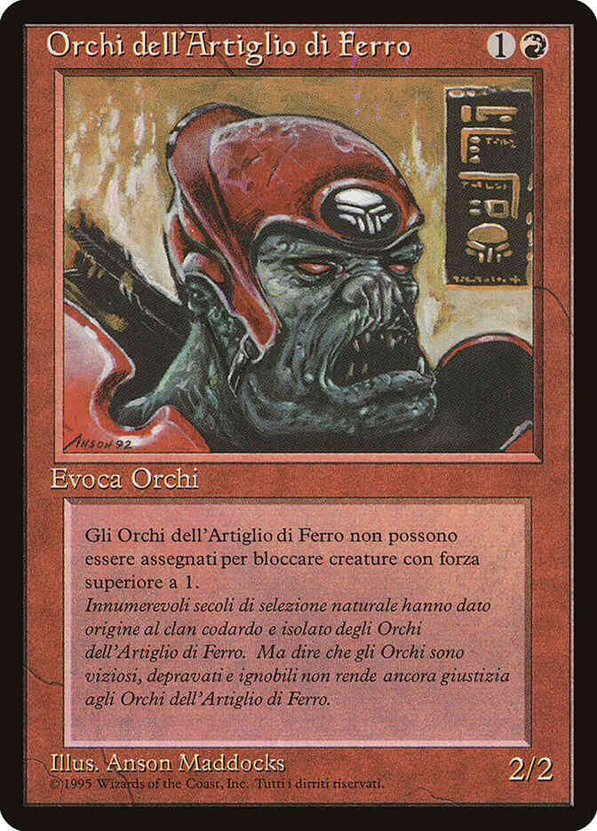 Ironclaw Orcs - Italian [82] [Rinascimento] [Non-Foil]
