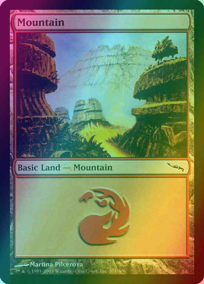 Mountain [301] [Mirrodin] [Foil]