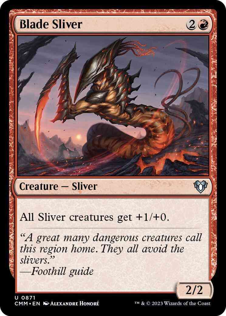 Blade Sliver [871] [Commander Masters] [Non-Foil]
