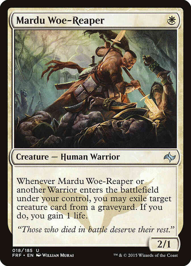 Mardu Woe-Reaper [18] [Fate Reforged] [Non-Foil]