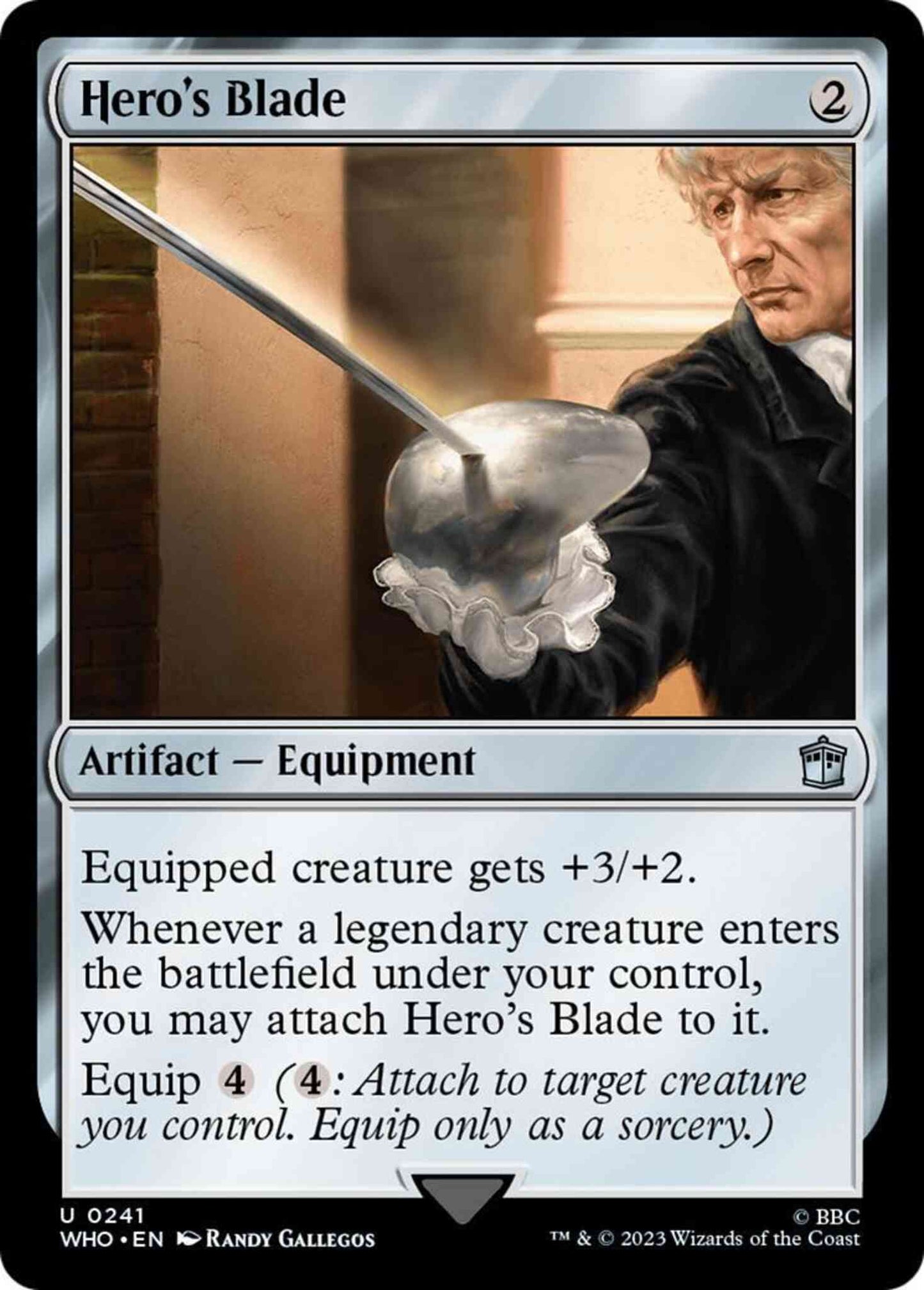 Hero's Blade [241] [Universes Beyond: Doctor Who] [Non-Foil]