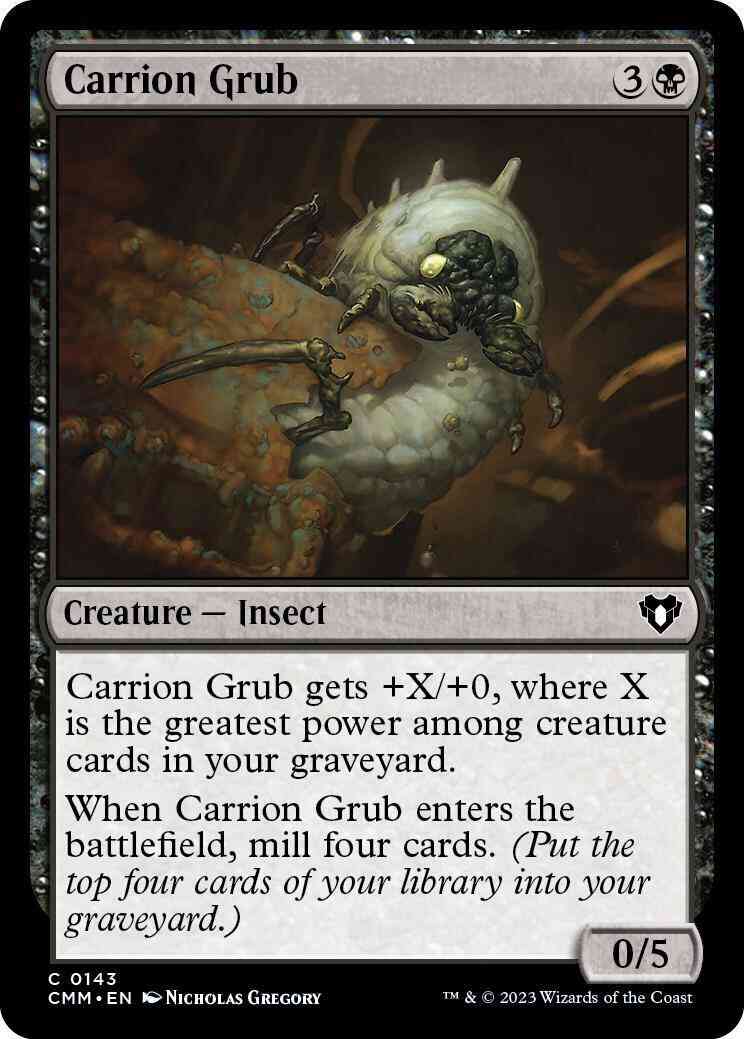 Carrion Grub [143] [Commander Masters] [Non-Foil]