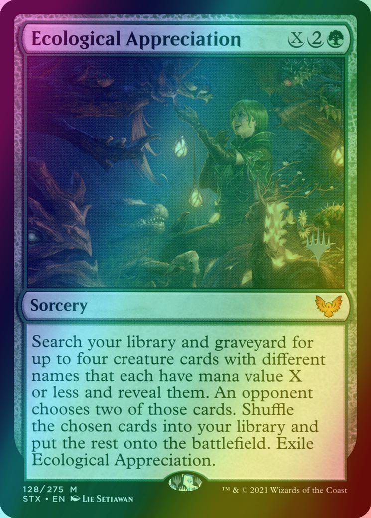 Ecological Appreciation [Promo Pack] [128p] [Strixhaven: School of Mages Promos] [Foil]