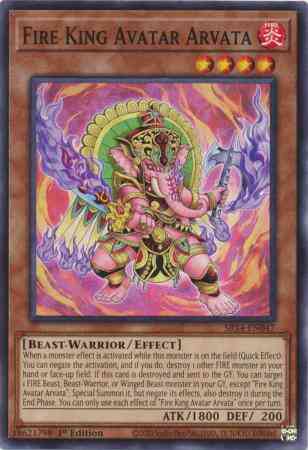 Fire King Avatar Arvata - SR14-EN047 - Common - 1st Edition