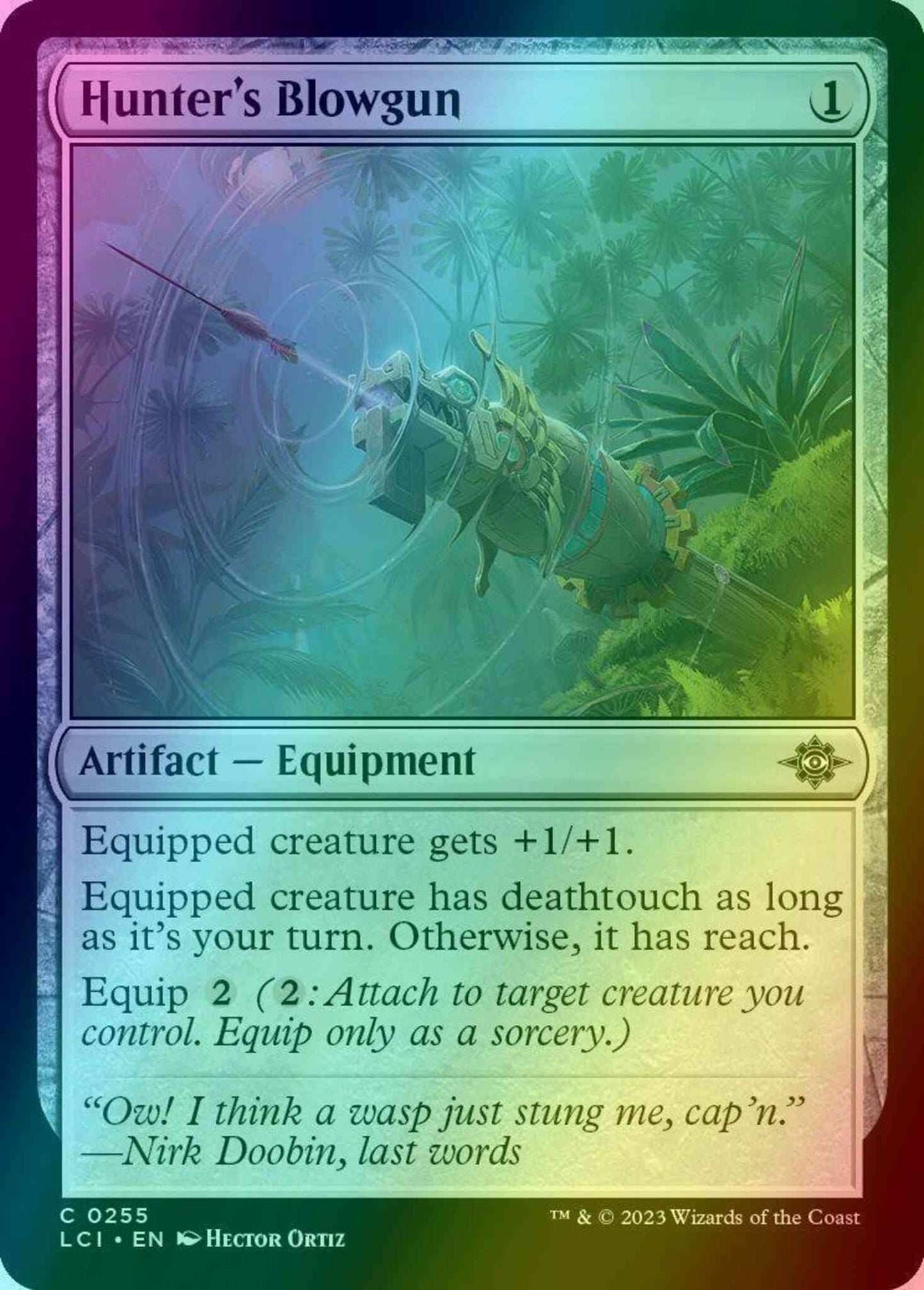 Hunter's Blowgun [255] [The Lost Caverns of Ixalan] [Foil]