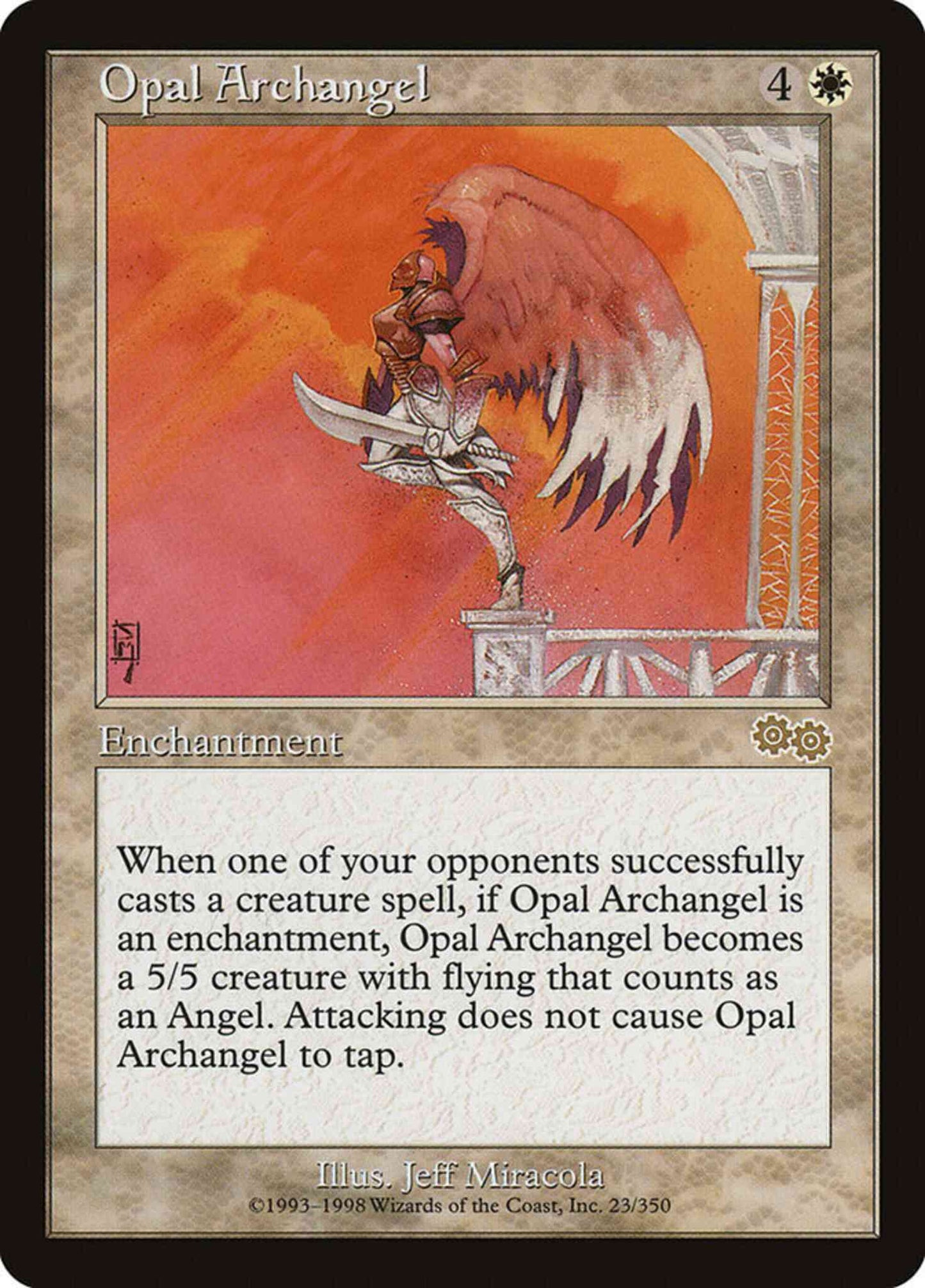 Opal Archangel [23] [Urza's Saga] [Non-Foil]