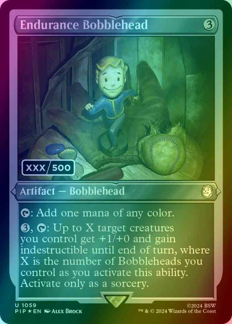 Endurance Bobblehead - Serial Numbered [1059] [Fallout] [Foil]