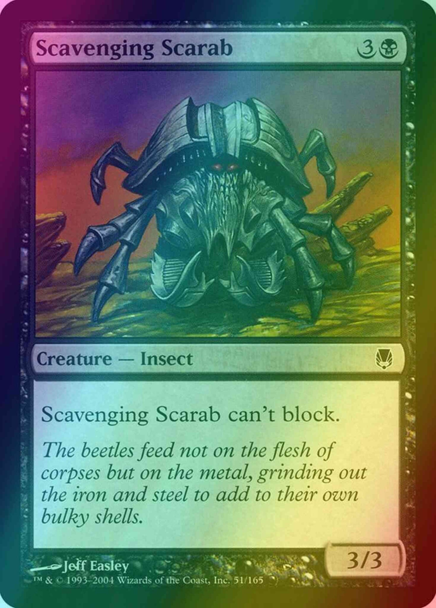 Scavenging Scarab [51] [Darksteel] [Foil]