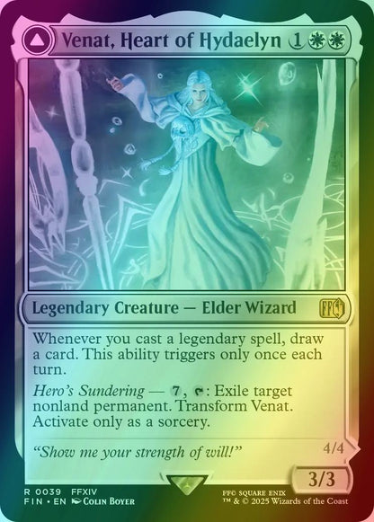Venat, Heart of Hydaelyn // Hydaelyn, the Mothercrystal [39] [FINAL FANTASY] [Foil]