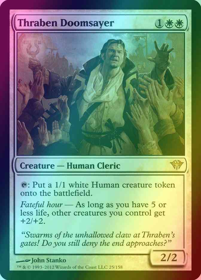 Thraben Doomsayer [25] [Dark Ascension] [Foil]