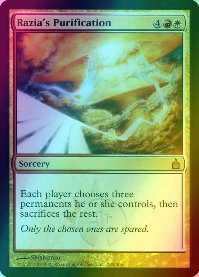 Razia's Purification [224] [Ravnica City Of Guilds] [Foil]