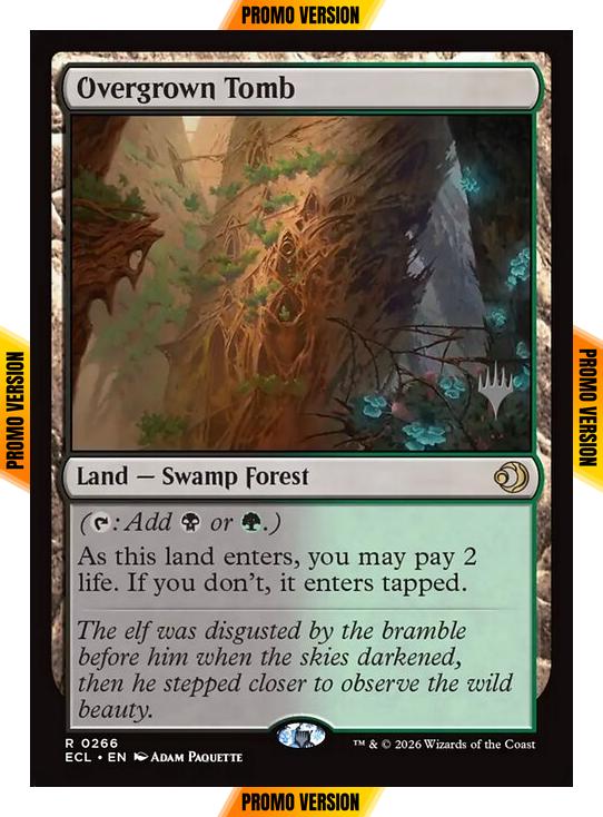 Overgrown Tomb [266p] [Promo Pack] [Lorwyn Eclipsed: Promos] [Non-Foil]