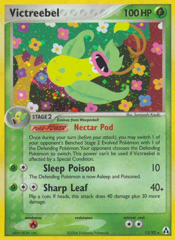 Victreebel - 13/92 - Rare Holo [ex12-13] [Holo]